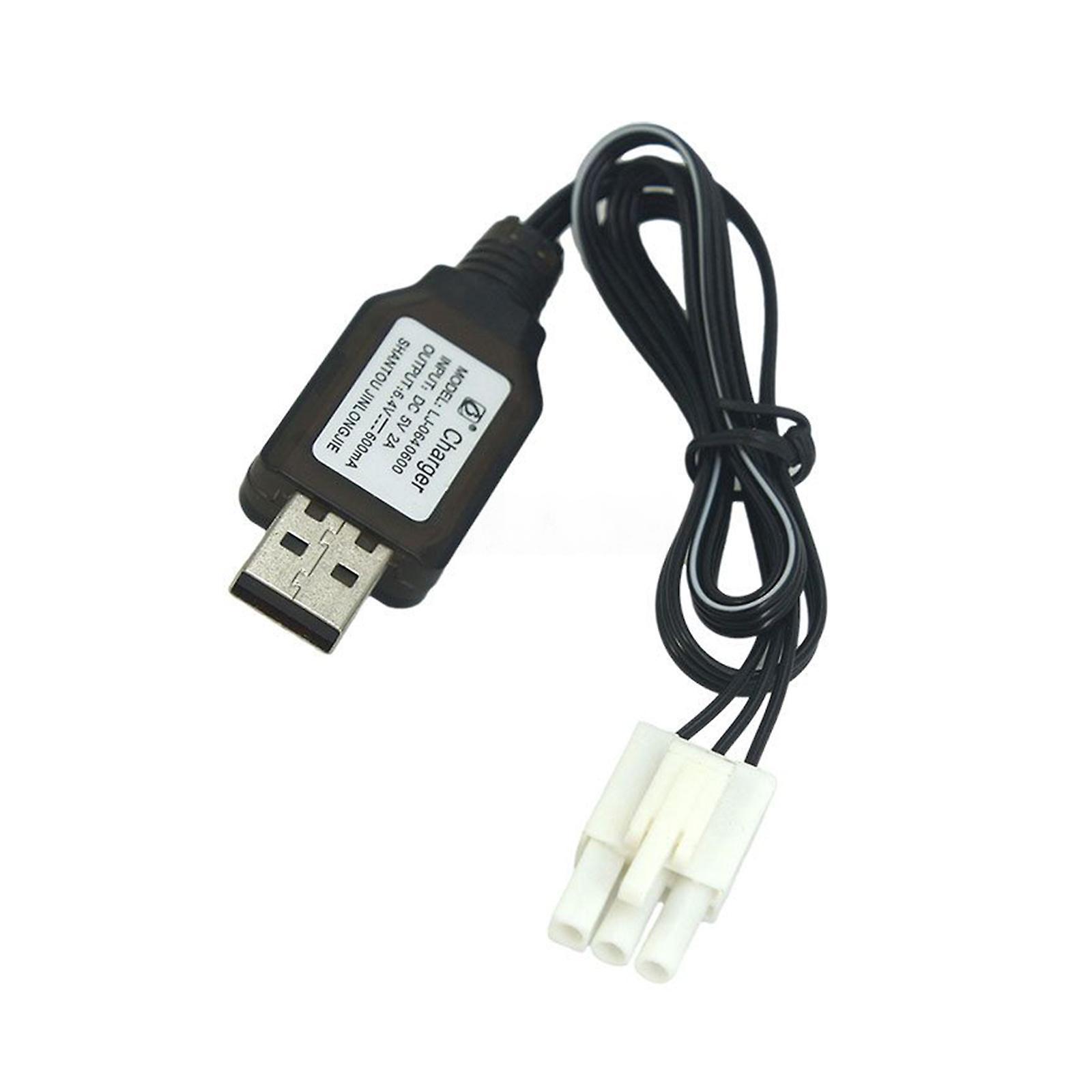 Siguang 600ma 6.4v Usb Charger Cable El4.5-3p Plug P-to-r For Rc Car Truck Speed Boat Js