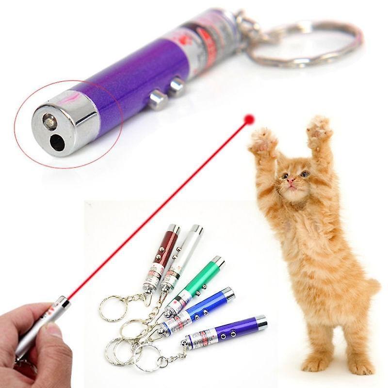 Slowmoose Funny Pet Led Laser Light Toy, Red Dot Pointer Interactive Pen For Cats