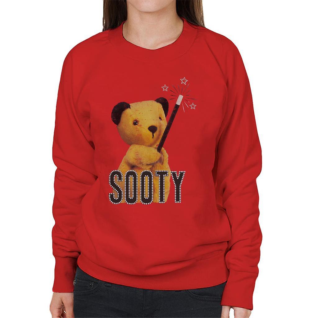 Sooty Retro Magic Wand Women's Sweatshirt Red XX-Large