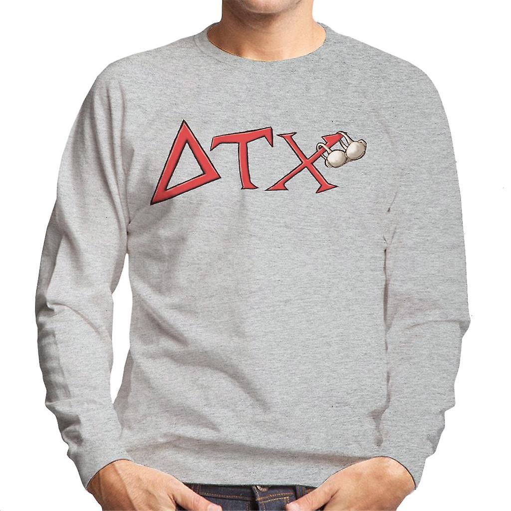 Animal House DTX Red Logo Men's Sweatshirt Heather Grey XX-Large