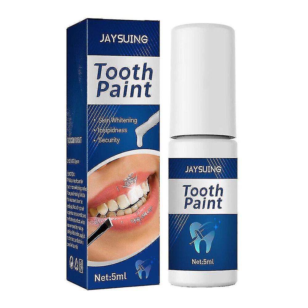 JAYSUING Best Seller Tooth Paint, Instant Teeth Whitening Paint Extra Strong White Tooth Polish Gel - 5ML 1pc