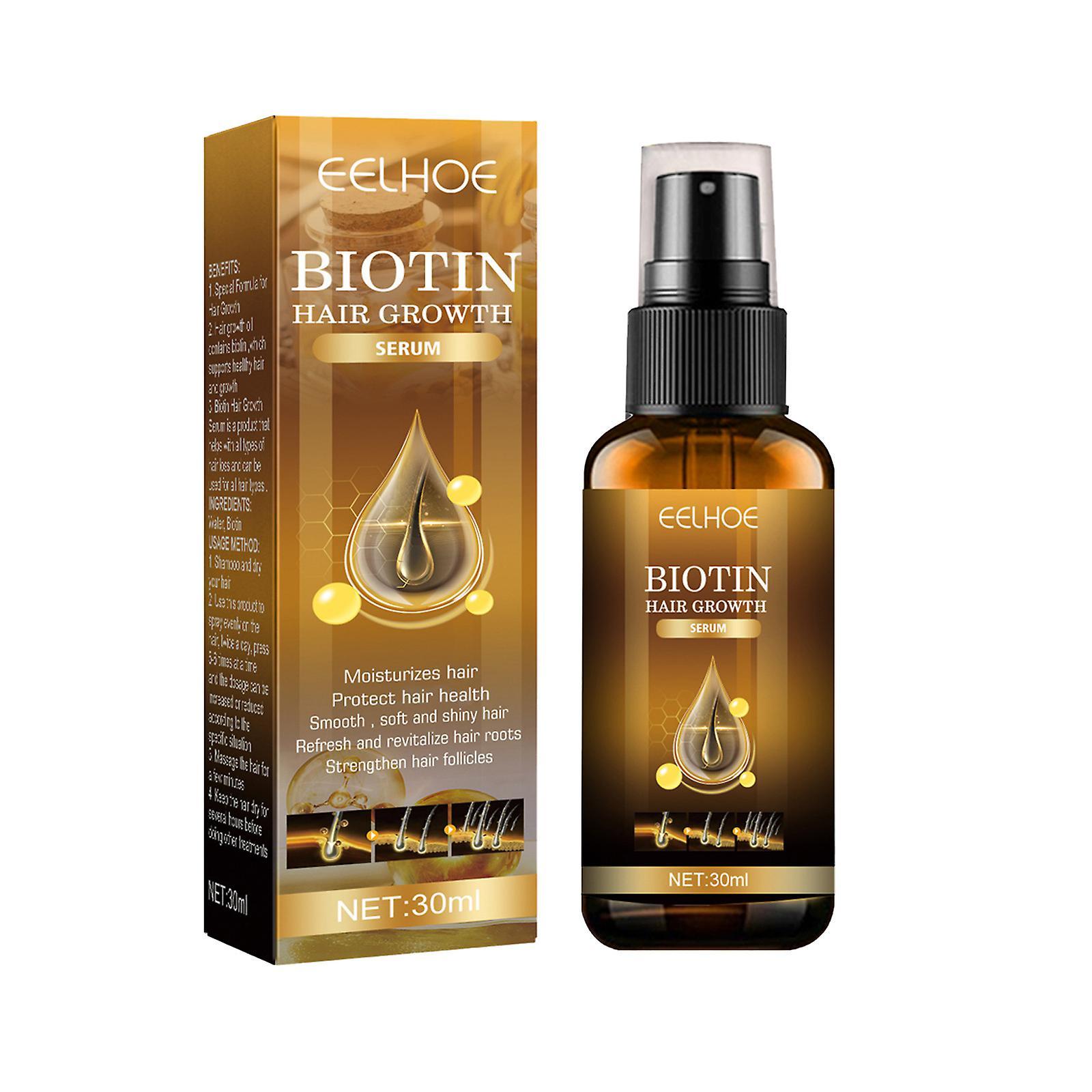 Sunset Biotin Hair Growth Spray Strong Hair Massage Scalp Dense Hair Solid Hair Anti-loss Nourishing Liquid 2pcs