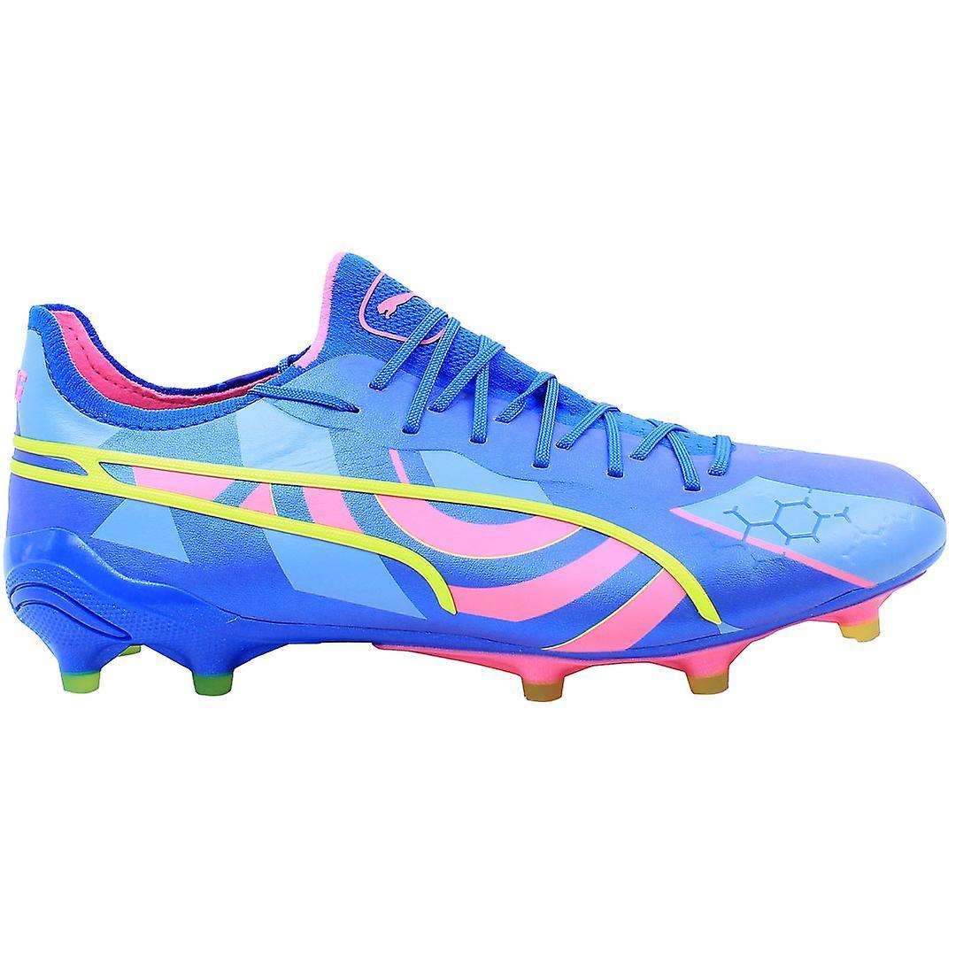 Puma King Ultimate Energy FG/AG Lace-Up Blue Synthetic Mens Football Boots 107553_01 UK 10 EU 44.5 US 11