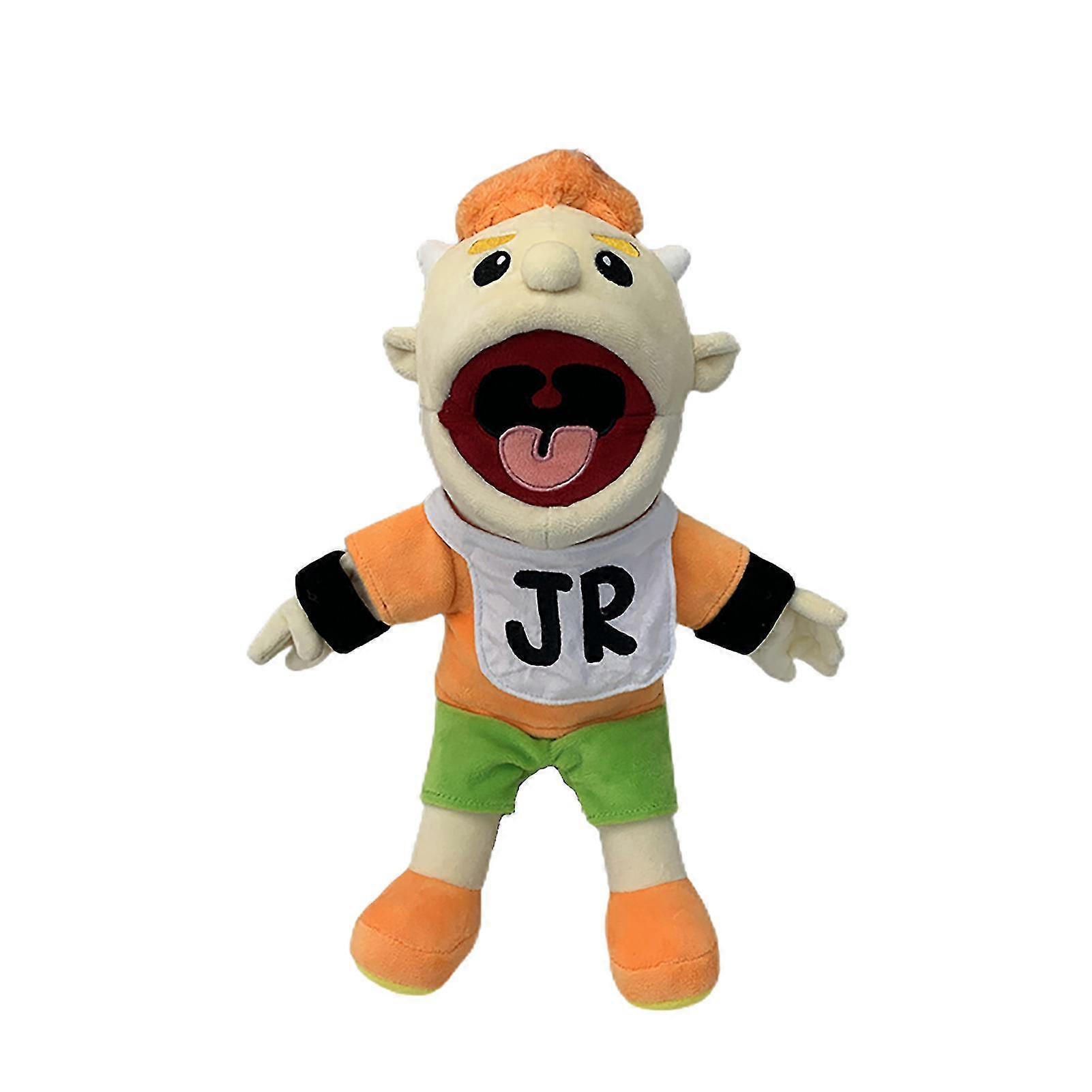 Wiuo Jeffy Puppet Plush Toy Doll, Jeffy Puppets Sml Toy, Mischievous Funny Puppets Toy With Working Mouth, For Children Boys Girls Role-playing, St...