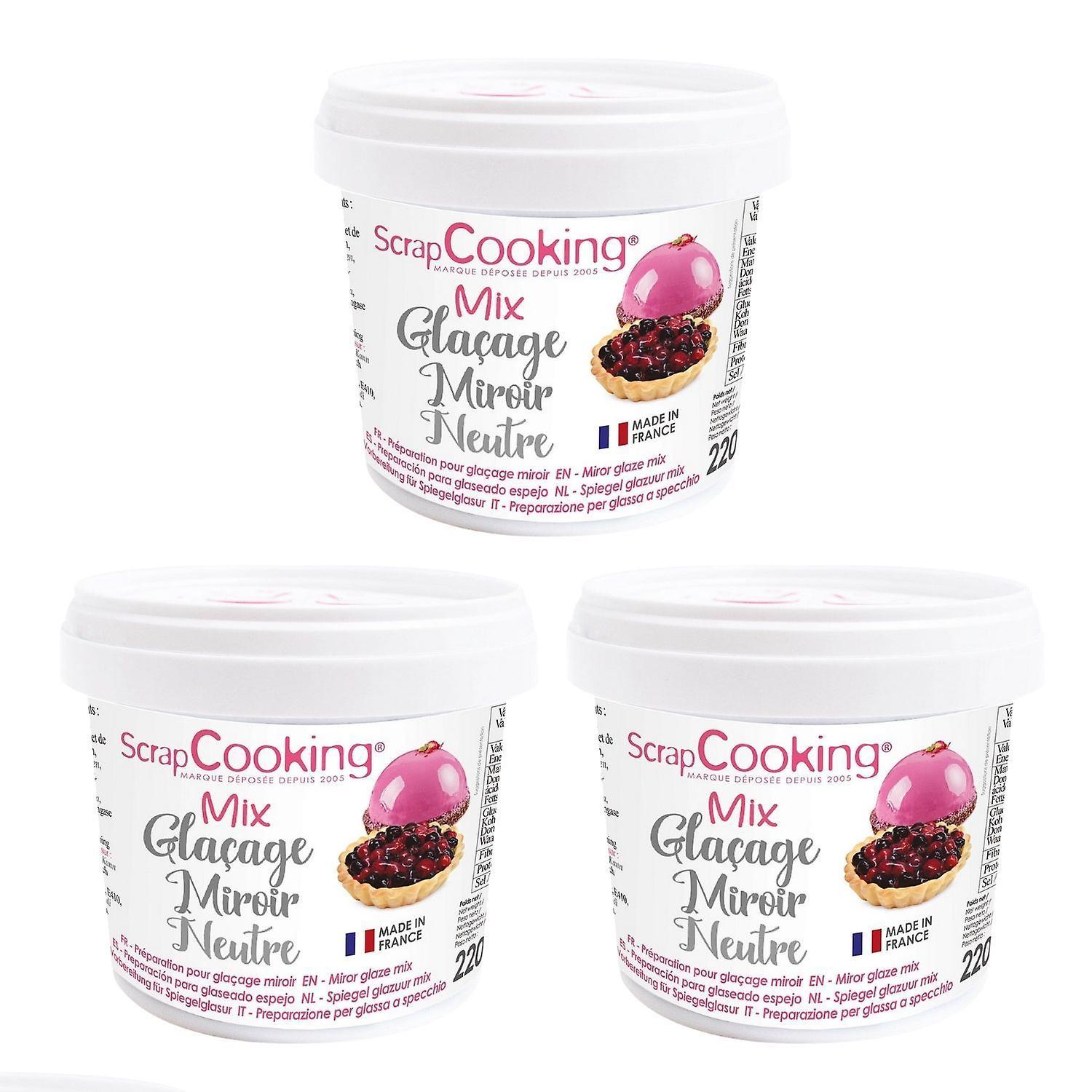 ScrapCooking Neutral mirror glaze preparation 660 g