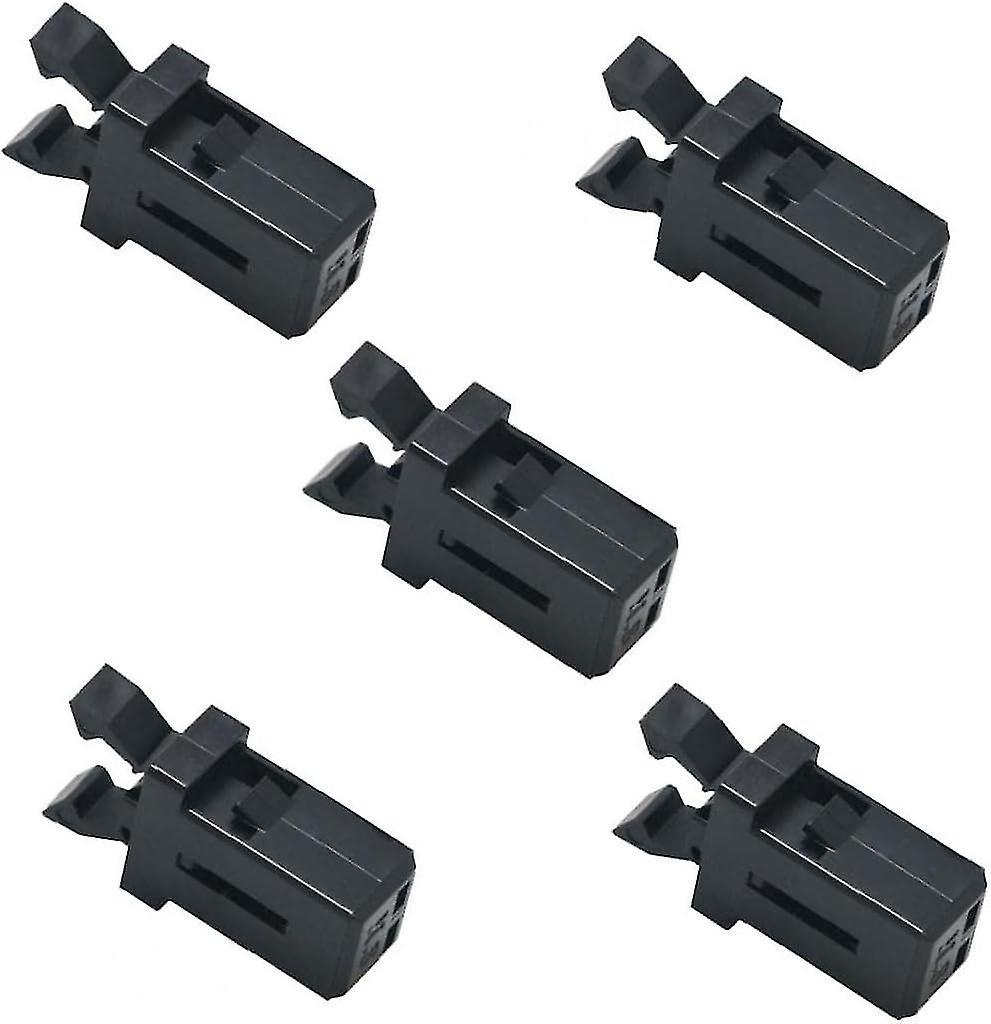 Jnnjv 5 Pieces Plastic Replacement Latchestrash Can Lock Catch Press Touch Lid Bin Clip Latch Repair Replacement Lockblack