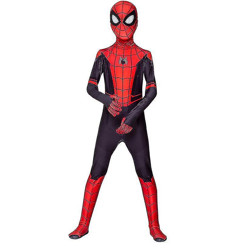 Mlsilm Cosplay Spider-man Spiderman Costume Adult Kids Outfit 110cm