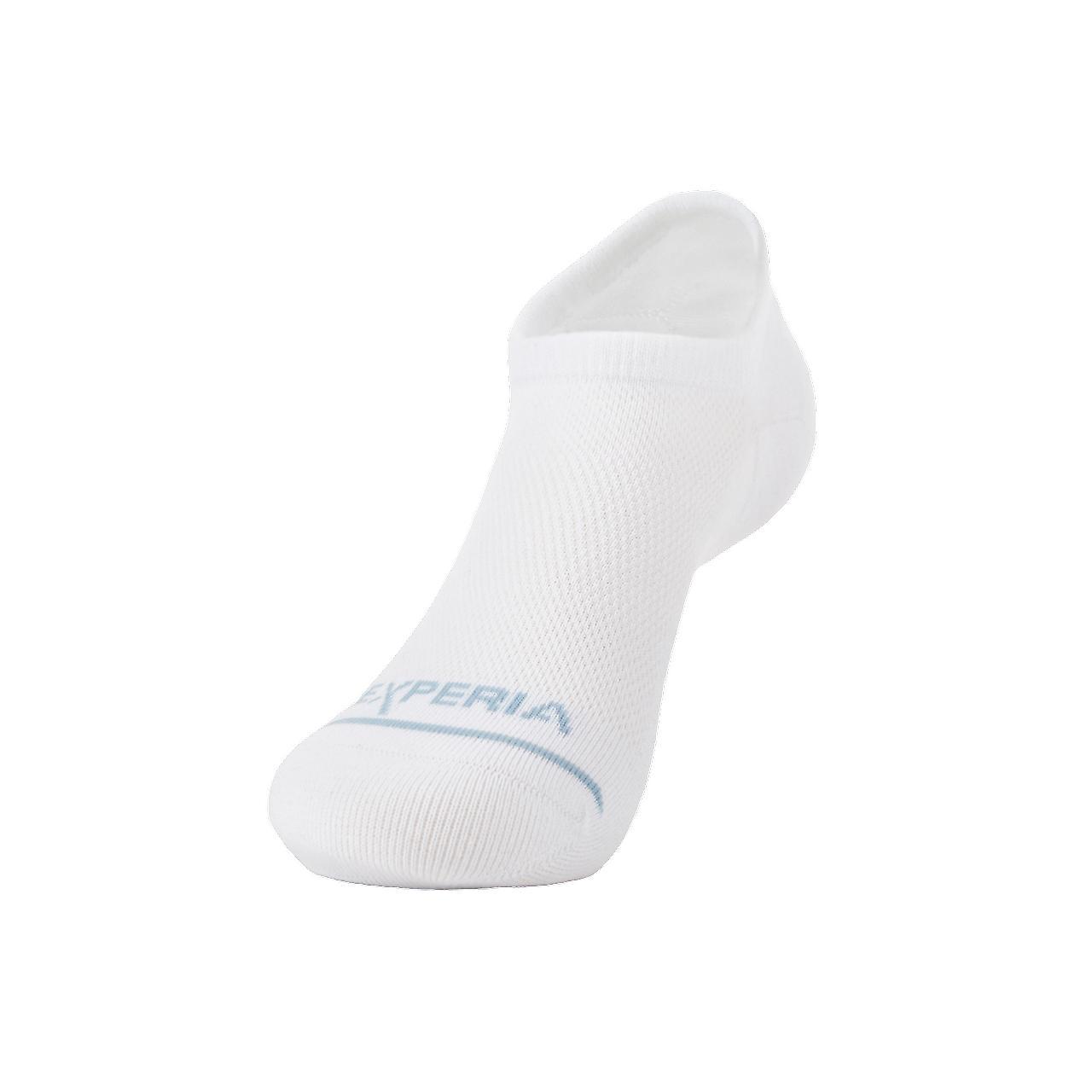 Thorlos Experia Green Unisex No Show Liner Running Socks, White L