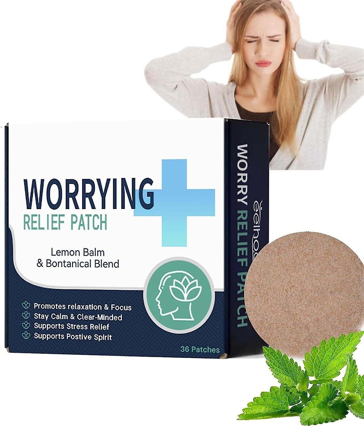 Frusde Anxiety Relief Patch, Worrying Relief Patch, Anti Stress Patch, Stress Relief Patch, Worrying Relief Patch For Adults Natural Mood Support 1...