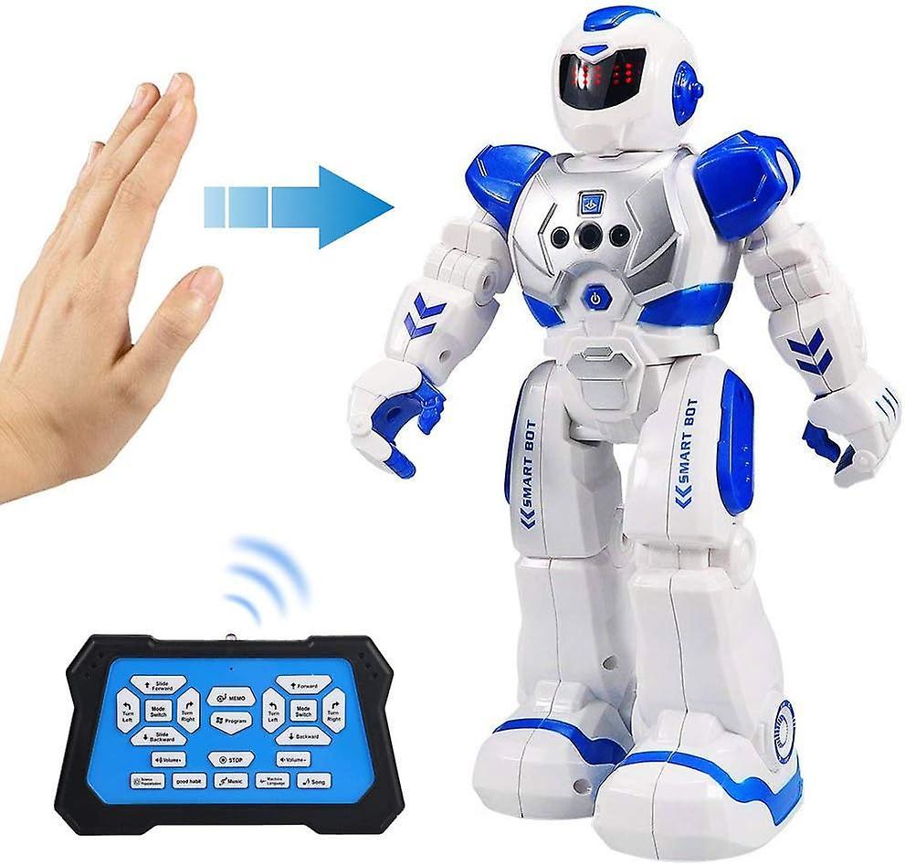 Smart Robot Toy For Kids, Gesture Sensing Singing Walking Dancing Robot For Boys Girls, Intelligent Programmable Smart Remote Control Robot Kit Toy...