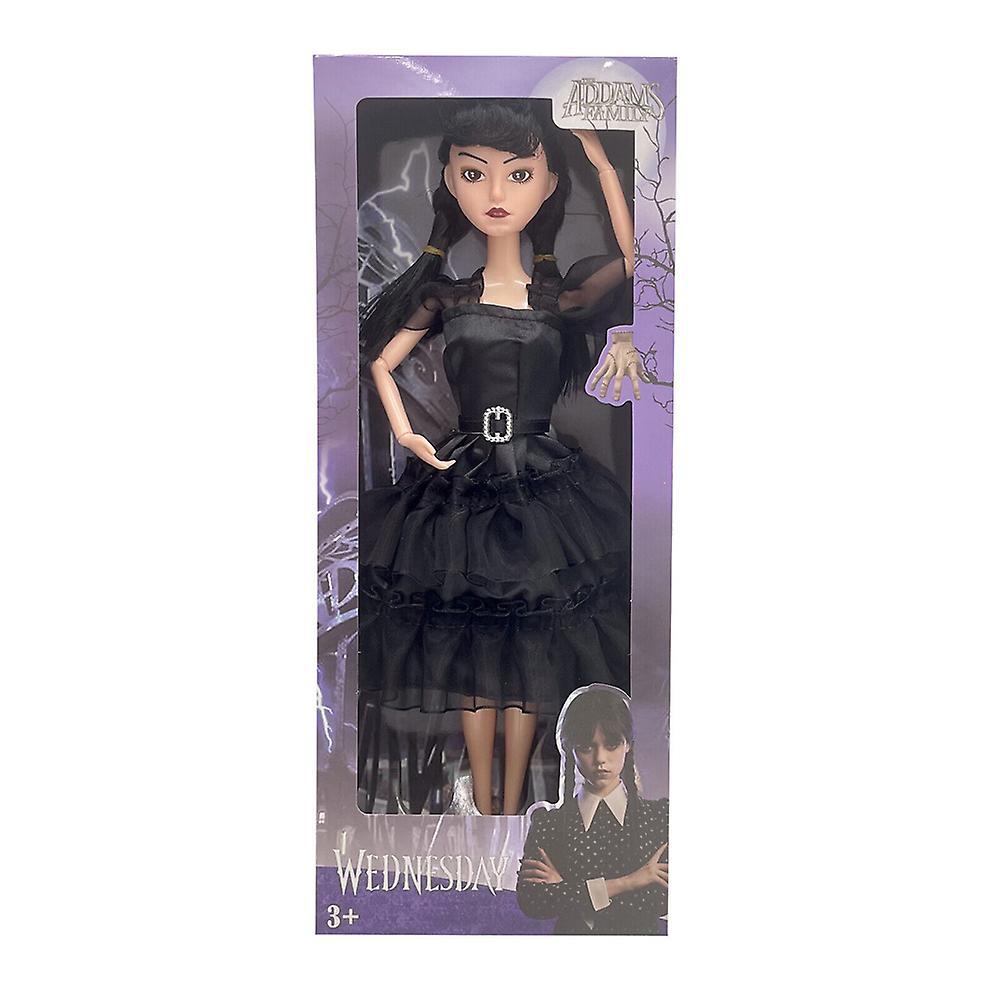 Eocici Wednesday The Addams Family Dolls,action Figure Toy Model Dolls Toys Home Decoration Desktop Ornaments Gifts A