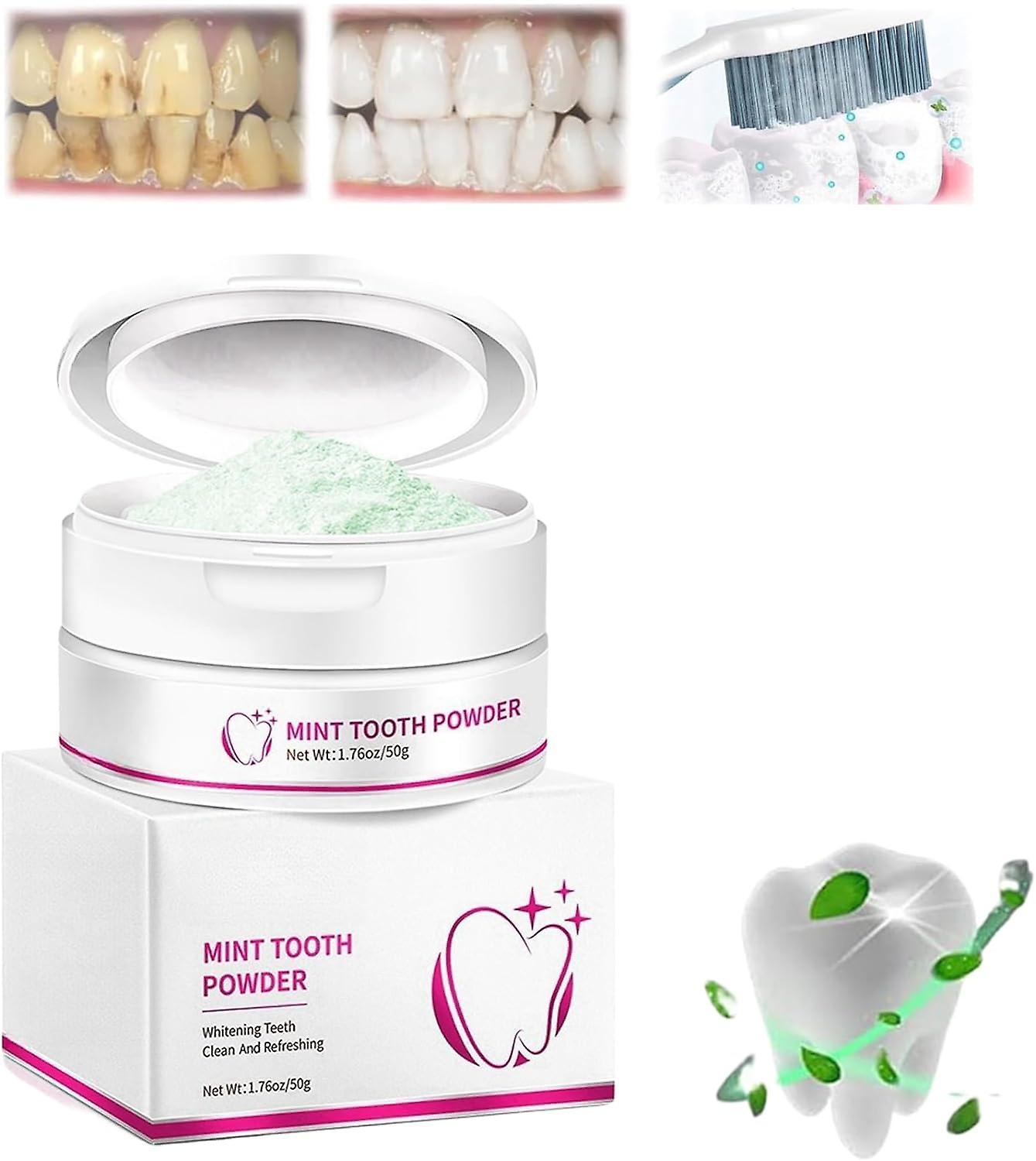 Lelinker Crystal Clean Smile Powder, Mint Tooth Powder,crystal Clean Teeth Whitening Powder For Tooth Whitening 1 Pcs