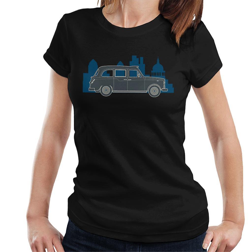 London Taxi Company TX4 Within The City Women's T-Shirt Black Large