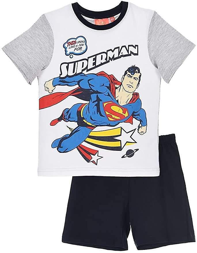 DC Comics Superman kids nightwear pyjama set Blue 5-6 years