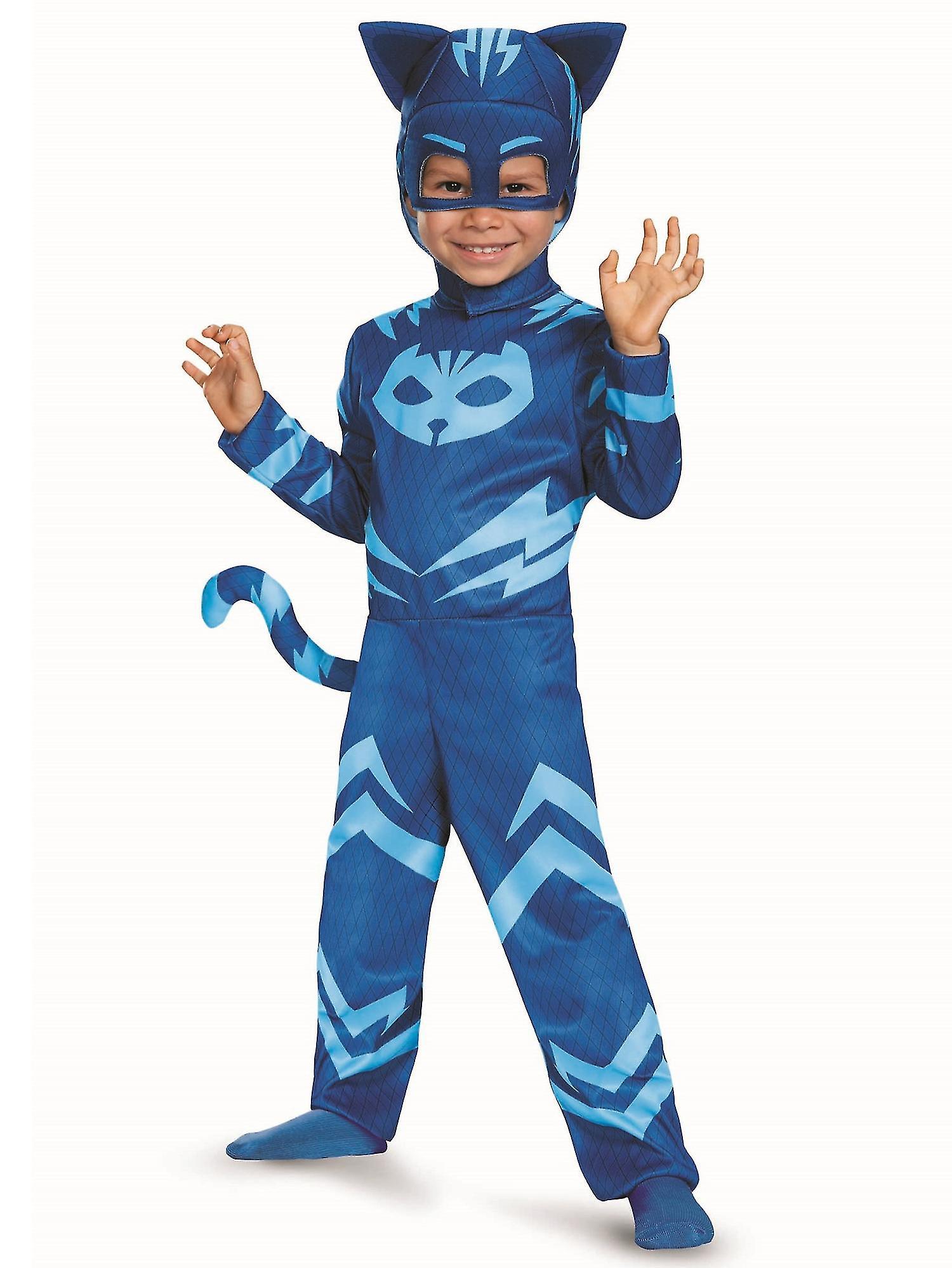 Disguise Catboy Classic PJ Masks Pjmasks Superhero Toddler Boys Costume Blue Toddler (3T-4T)