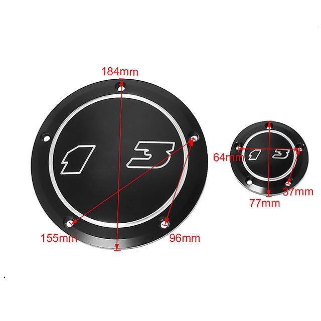 Motor Motorcycle Engine Derby Timing Timer Cover Clutch Side Covers Aluminum For Harley Dyna Softail Touring Road King Street Glide A