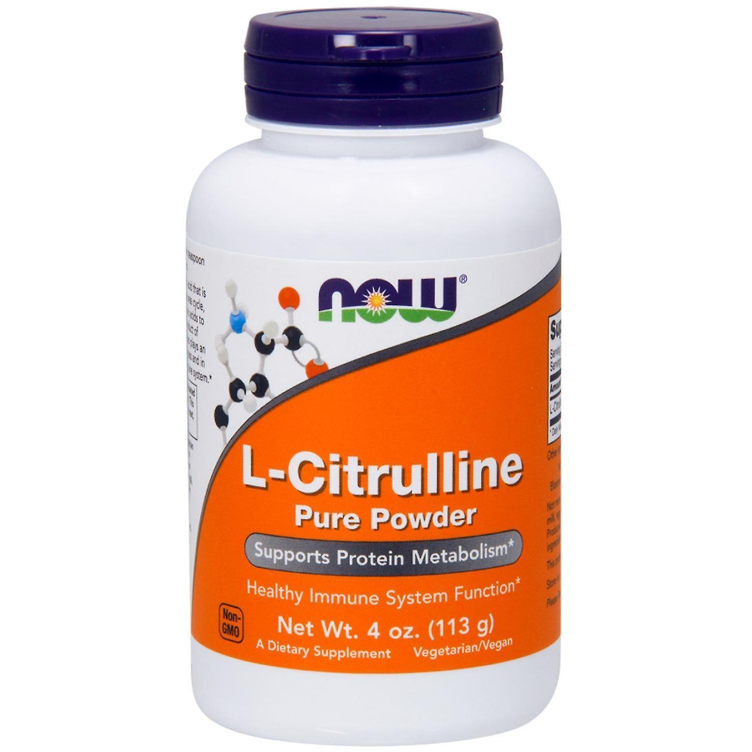 Now Foods, L-Citrulline, Pure Powder, 4 oz (113 g)