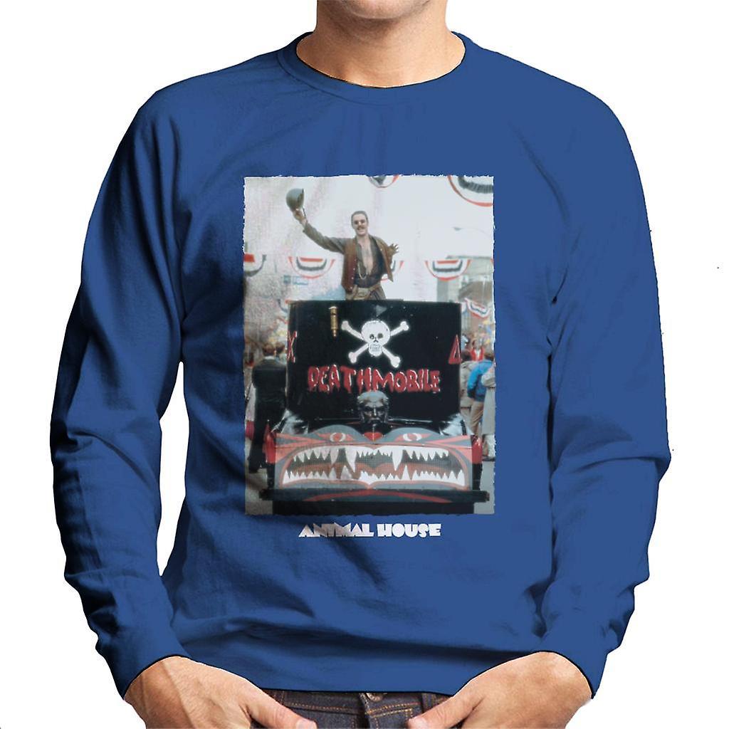 Animal House Deathmobile Parade Men's Sweatshirt Royal Blue X-Large