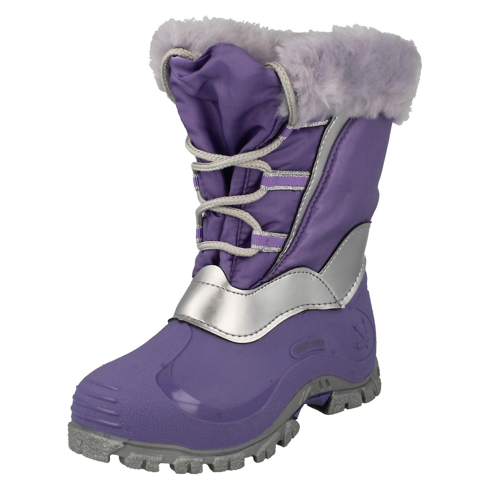 Girls Startrite Winter Boots Fantasy Lilac (Purple) UK 5.5 Infant