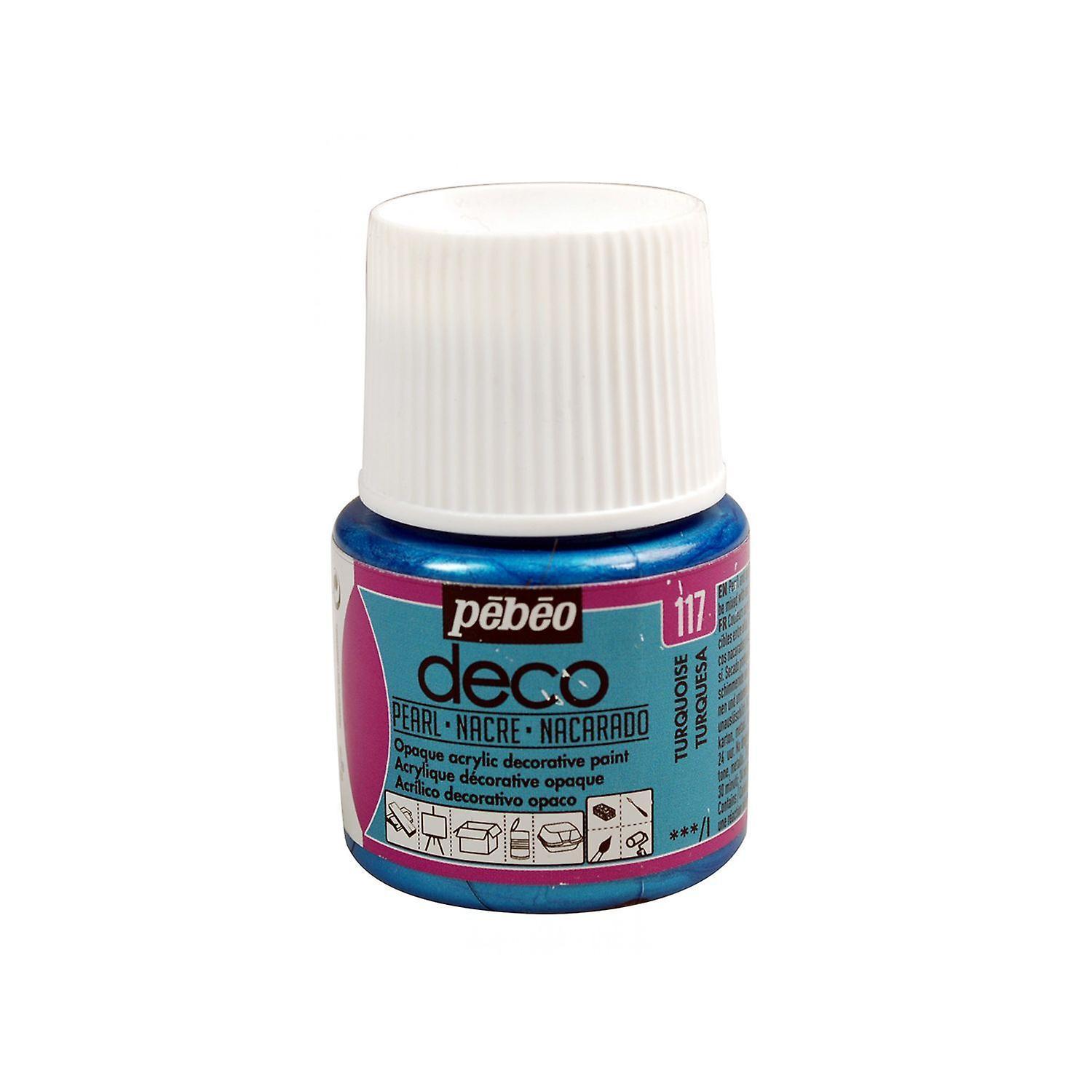 Pébéo Acrylic paint opaque pearly - Blue - 45 ml 7 x 4,5 x 4,5 cm