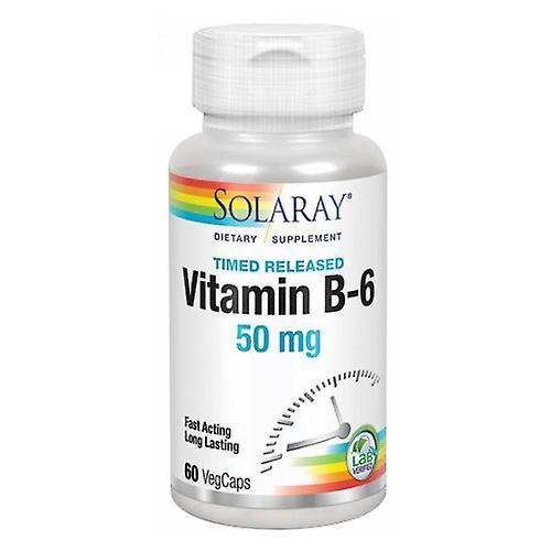 Solaray Vitamin B-6,50 Mg ,60 Caps (Pack Of 1)