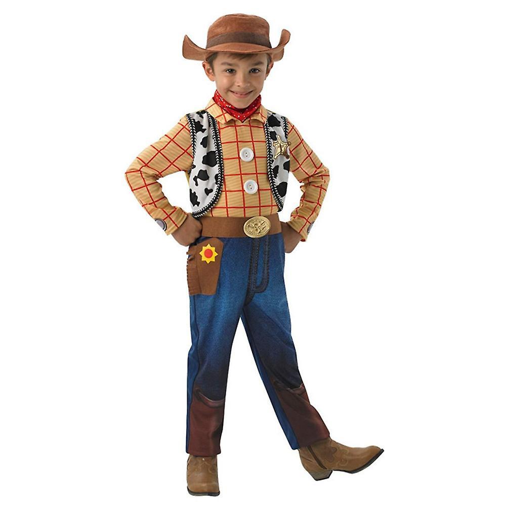 Sevenday Kids Boys Woody Costume Toy Story Woody Character Sheriff Woody Pride Cosplay Set Performance Outfits 8-10Y