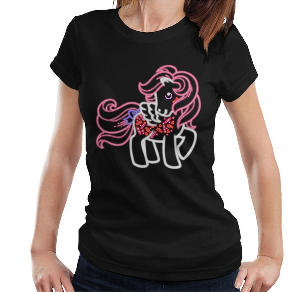 My Little Pony Neon Sweetie Women's T-Shirt Black X-Large