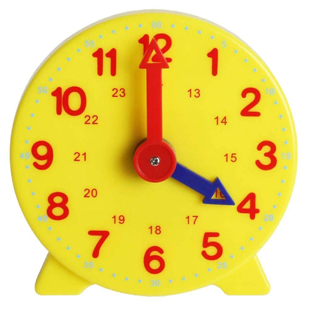 Slowmoose 10cm Alarm Clock Adjustable 24 Hours Time Learning  Early Education Clock Model