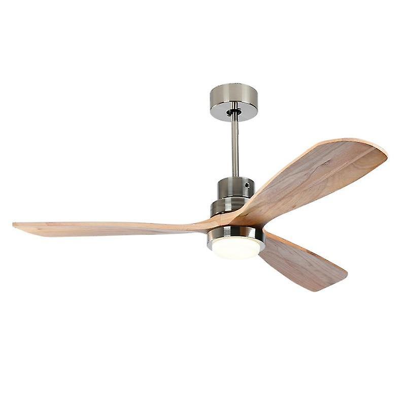 Slowmoose Wood Ceiling Fans With Lights And Remote Control For Home, Hotels 52 inch about 132cm / 100-130v