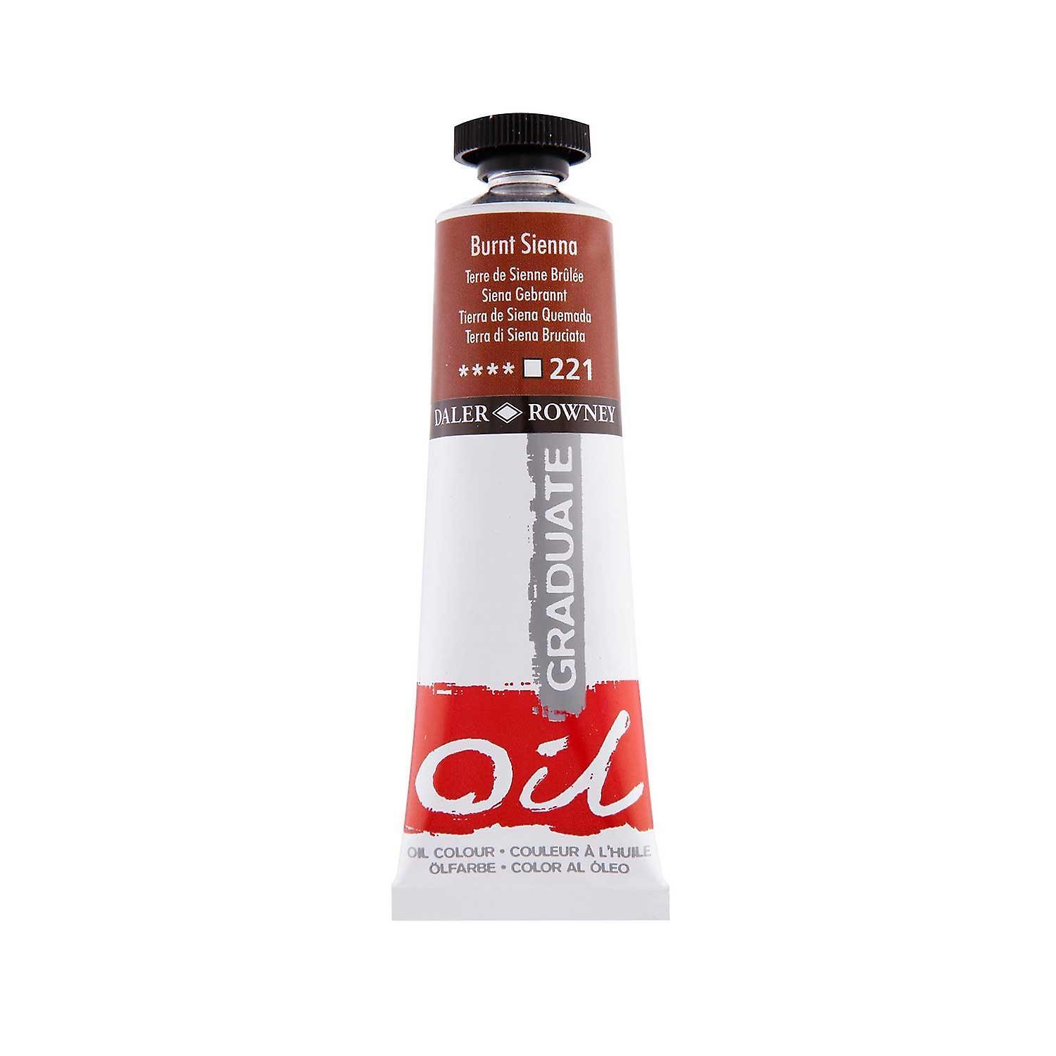 Daler-Rowney Daler Rowney Graduate Oil Colour 38ml 221 Burnt Sienna