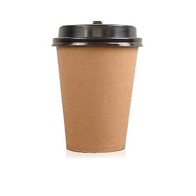 Slowmoose Disposable Paper Coffee Cup With Lid Cover - Eco-friendly Tea Cup Default / 480ml with lid