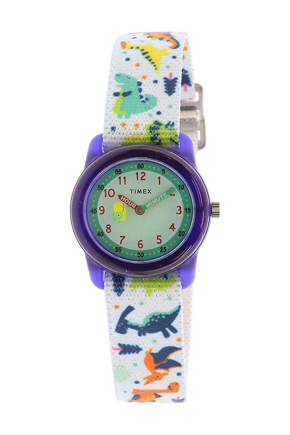 Kids Timex Kids Fabric Strap Teach The Time Watch TW7C77300