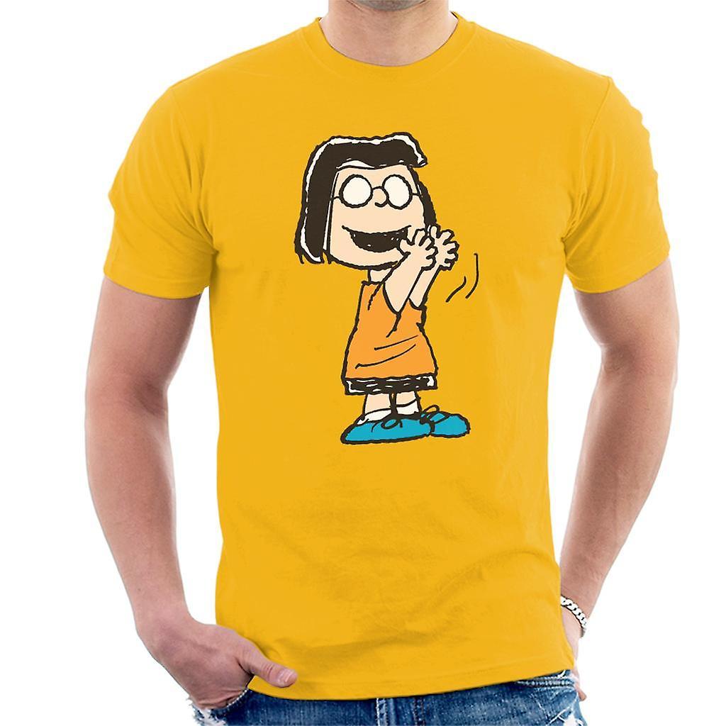 Peanuts Marcie Men's T-Shirt Gold Medium