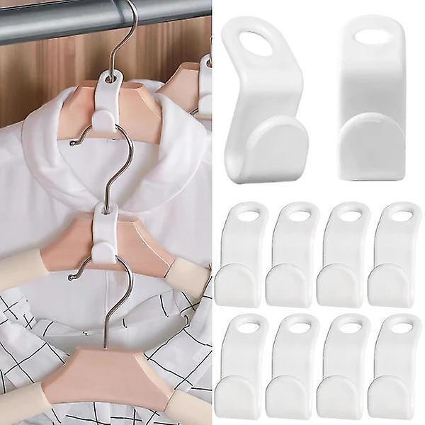 Best Trade 50-Pack - Clothes hanger Hook for hanger - Save space in wardrobe 50 Pack