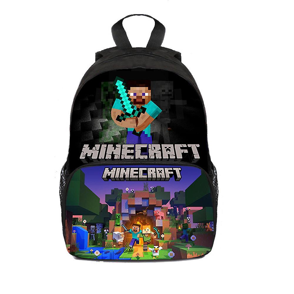 Mylight Minecraft 3d Printing Preschool Backpack For Kids Boys Girls Toddler Backpack Kindergarten School Bag Bookbags Rucksack B