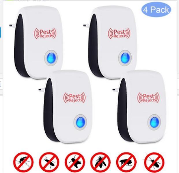 Joyful 4 Pieces Against Mice Ultrasonic Pest Repellent Electronic Insect Repellent Animal Repellent By