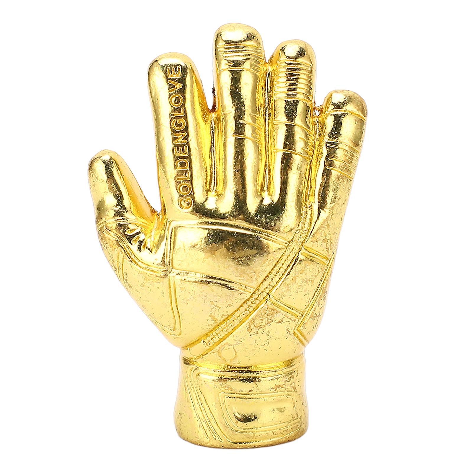 Golden Football Glove Trophy Gold Plated Soccer Goalkeeper Gloves Trophy - Golden Football Award