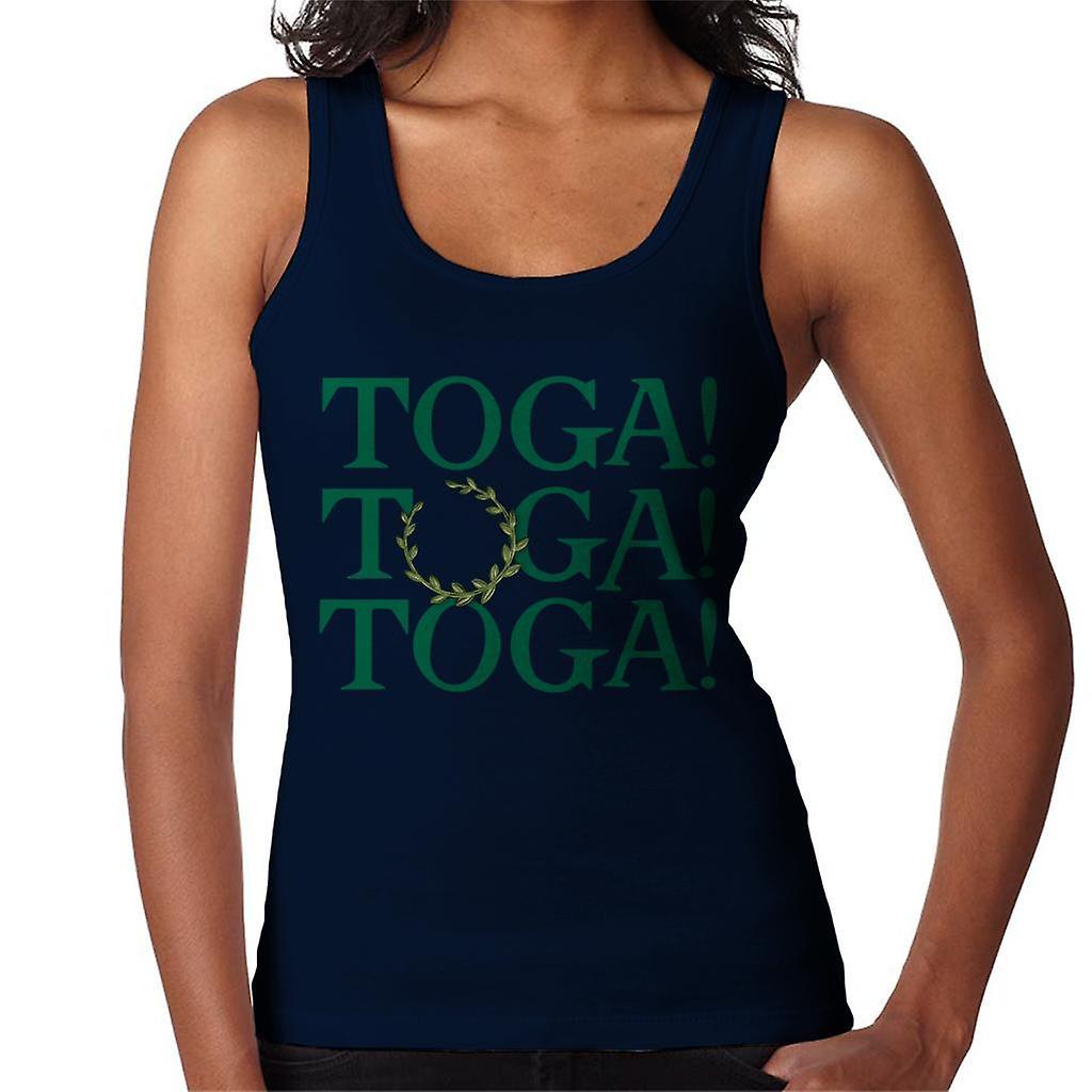 Animal House Toga Toga Toga Women's Vest Navy Blue Large