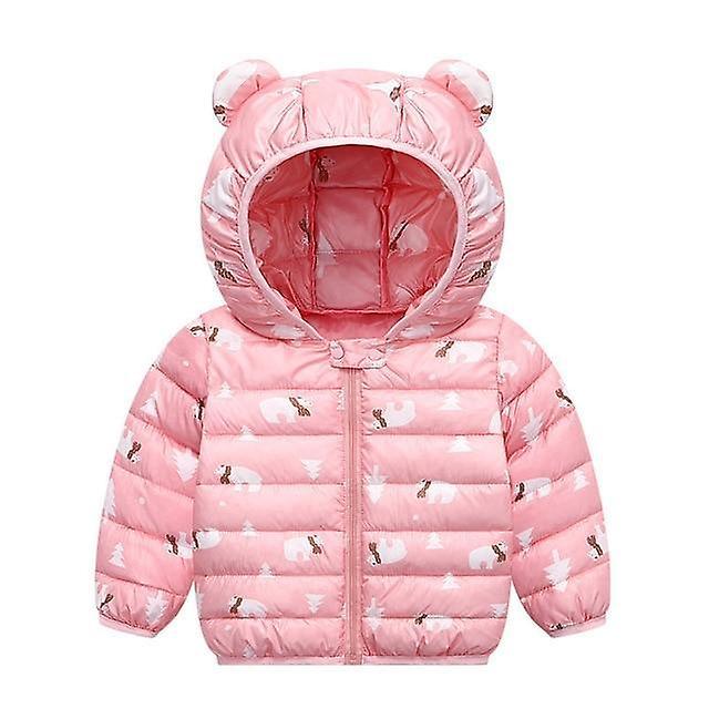 Slowmoose Autumn, Winter Jackets For, Warm Outerwear For Newborn Baby 9M / pink-3508531