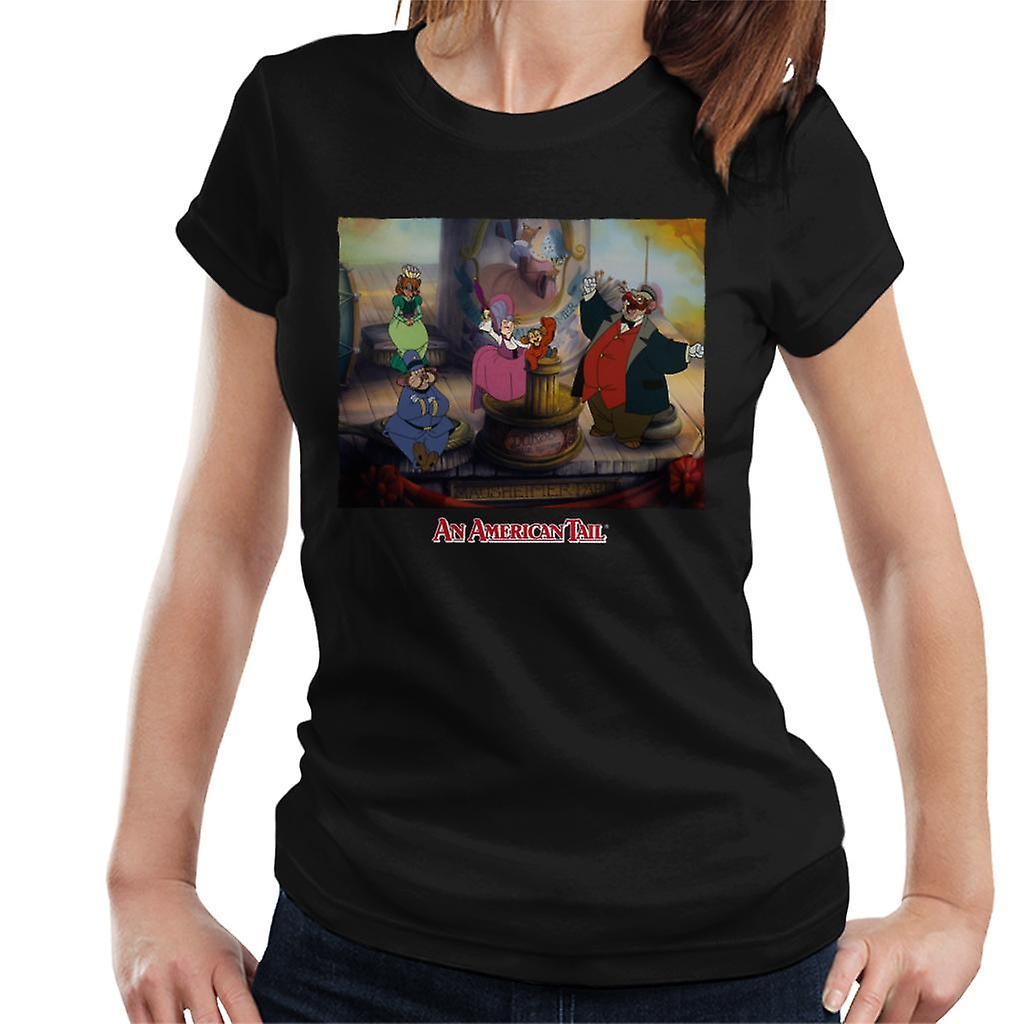 An American Tail Mausheimer Park Women's T-Shirt Black Small