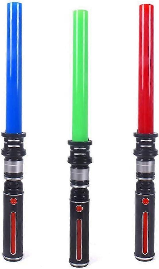 Eelhoe Telescopic Lightsaber - Luminous Music Star Laser Swords Toy Green