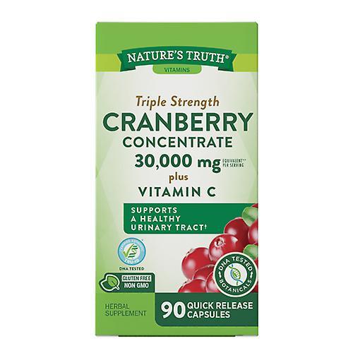 Sundance Nature's Truth Ultra Triple Strength Cranberry Concentrate Plus Vitamin C, 30000 Mg, 90 Caps (Pack of 1)