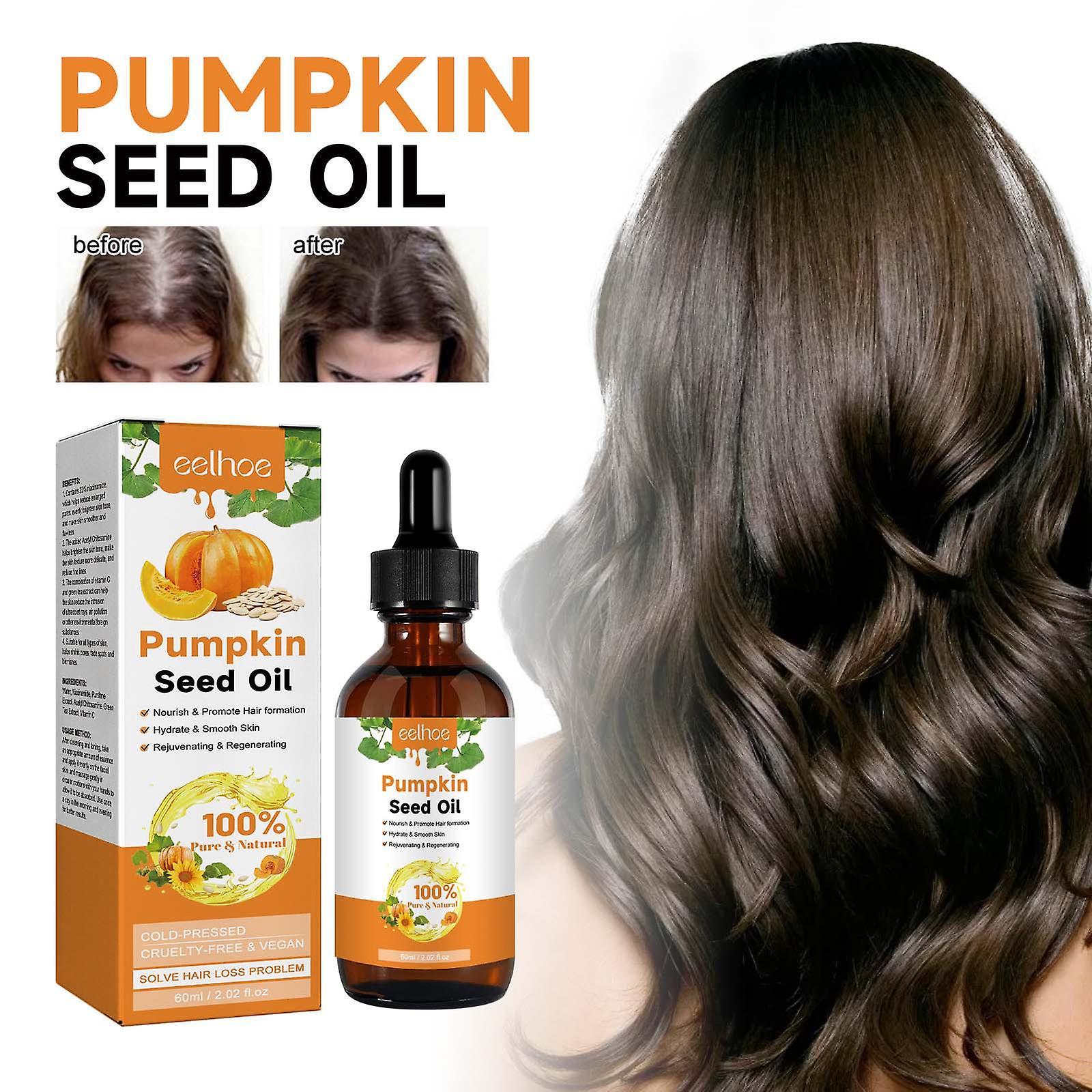 Flye Pumpkin Seed Oil Nourishing And Repairing Hair Dense Hair Strengthening Hair Smoothing And Strengthening Hair Essential Oil 60ml 20231120 Mult...