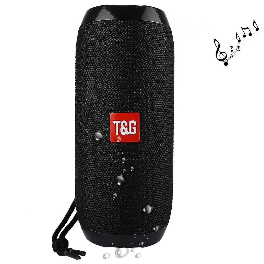 T&g &g Tg117 Portable Bluetooth Stereo Speaker Black