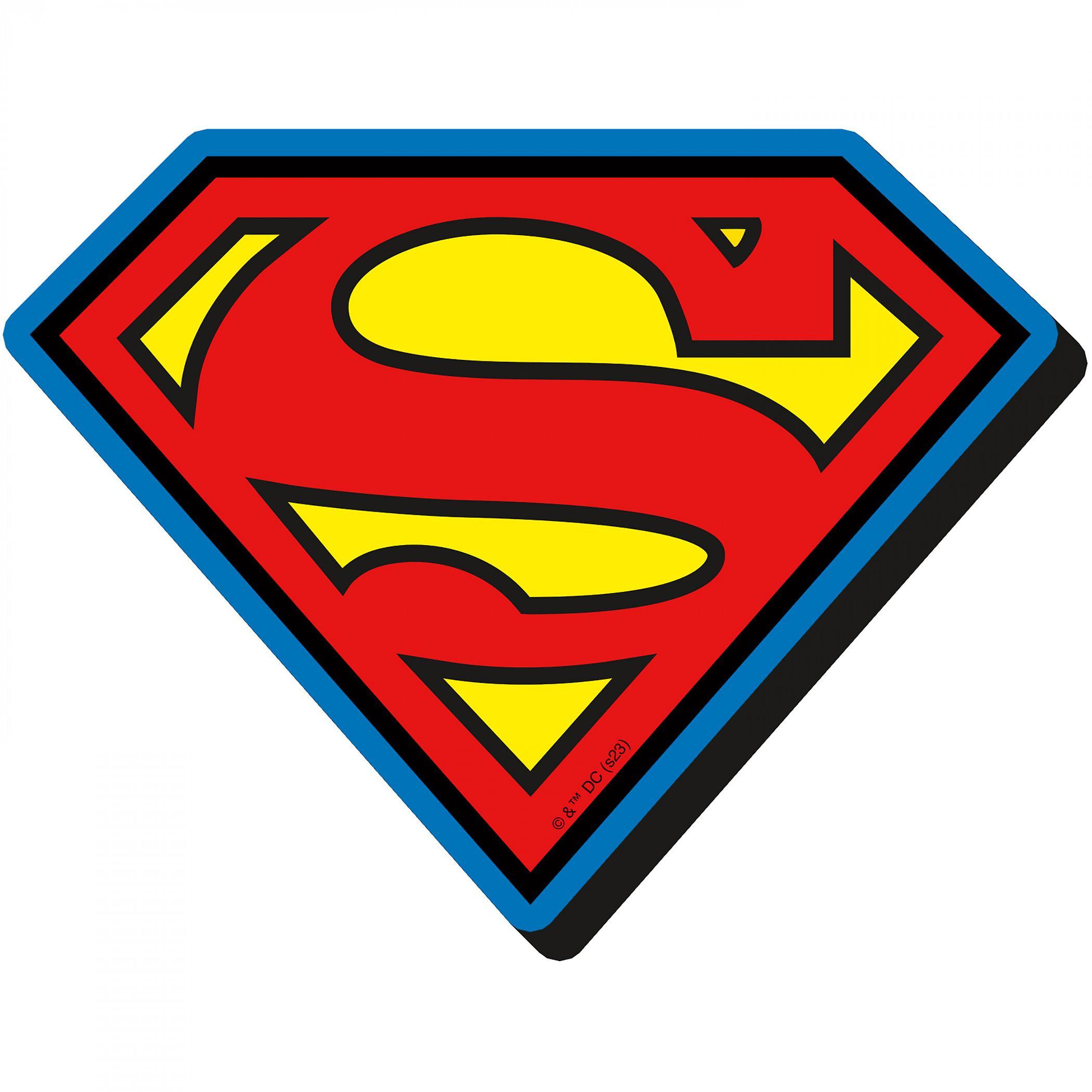 DC Comics Superman Classic Logo Chunky Magnet Multi-Color