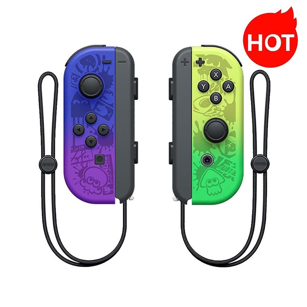 Game Console Accessories Joypad Splatoon 3 Switch Joycons Controller Joystick Gamepad For Nintendo Switch Cons With Wake Up Funct L/r Wireless Cont...