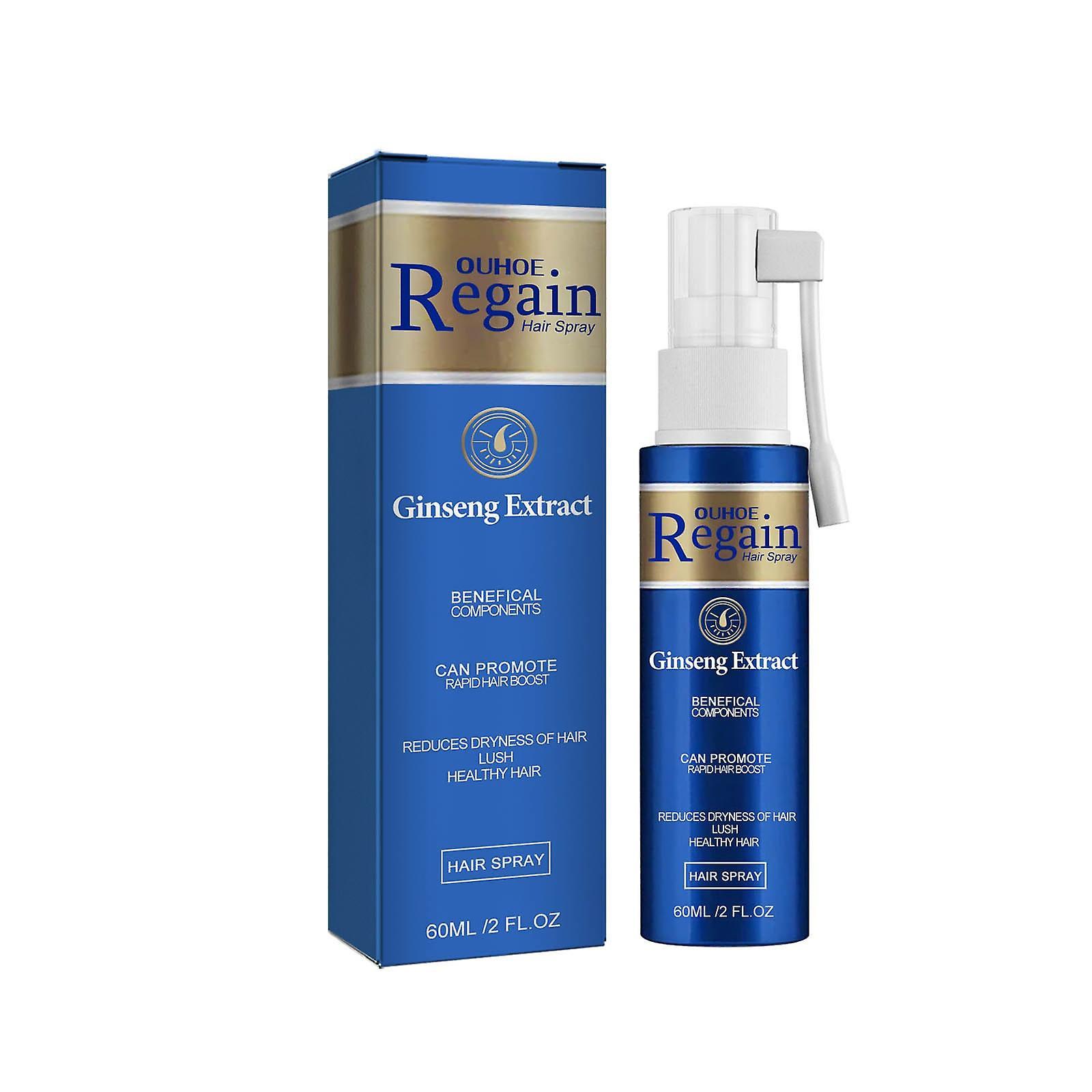 Taishh Regain Hair Spray Dense Hair Growth Spray Red Ginseng Hair Spray 60ml Blue