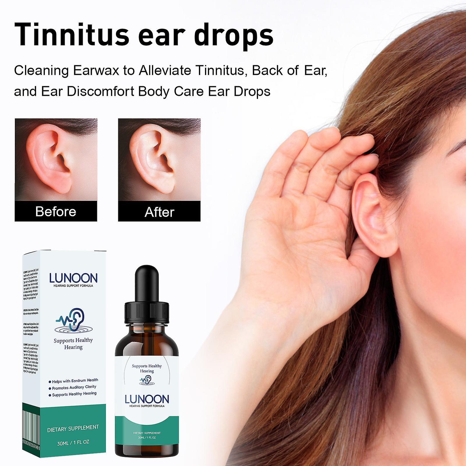 Frusde Hearing Support Drops, 30ml Ear Drops, Hearing Support Supplement Drops, Tinnitus Relief For Ringing Ears, Promotes Auditory Clarity 1pcs