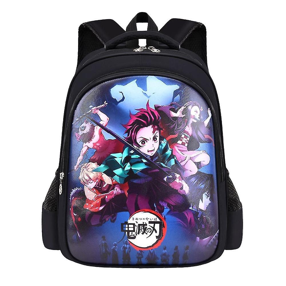 Hcankcan Kids Anime Demon Slayer Print Backpack School Bag Rucksack Gifts A