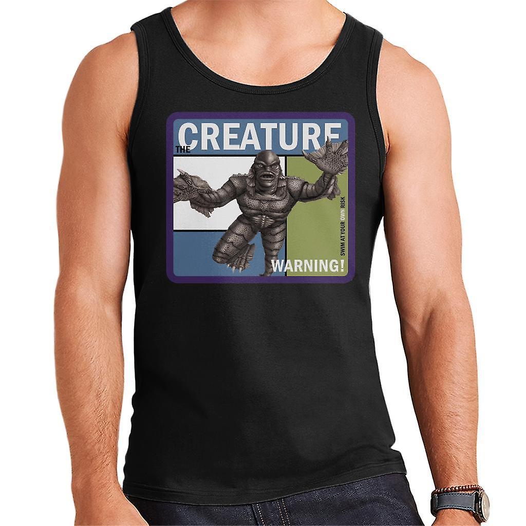 The Creature From The Black Lagoon Warning Men's Vest Medium